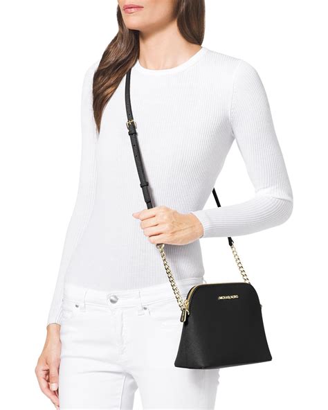 michael michael kors crossgrain leather dome crossbody|michael kors cindy dome crossbody.